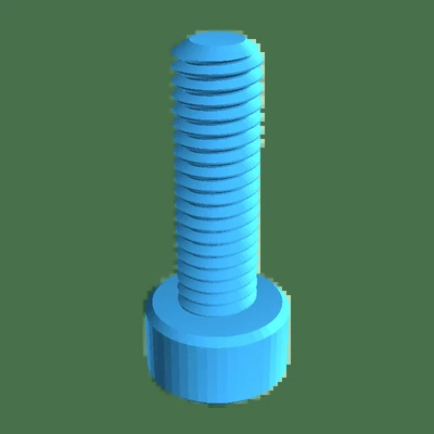 m3x10 tornillo 3d modelos descargar crealidad nube 3d print model - Mito3D