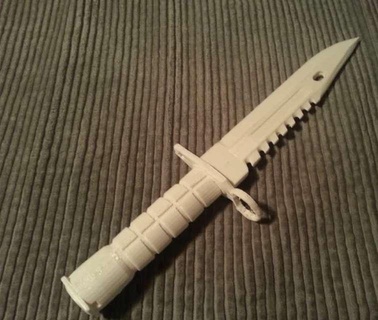m9 baionetta giocattolo coltelli 3d print model - Mito3D
