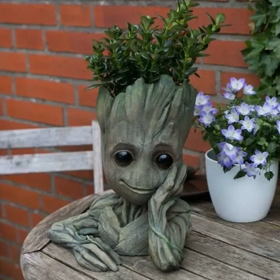 maceta bébé groot 3d modèles télécharger créalité nuage 3d print model - Mito3D