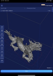 deli Ejderha hayvanlar 3d print model - Mito3D