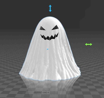 mad ghost -incl ez print version 3d models download creality cloud Home Decor 3d print model - Mito3D