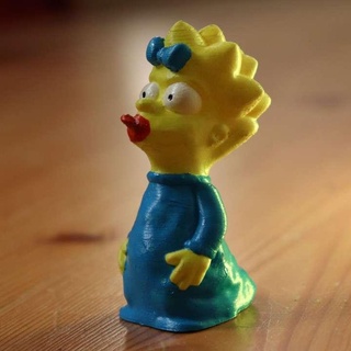 Maggie Simpsons 3d modelos baixar crialidade nuvem personagens 3d print model - Mito3D