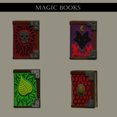 magic books - supportless 3d models download creality cloud 3d print model - Mito3D