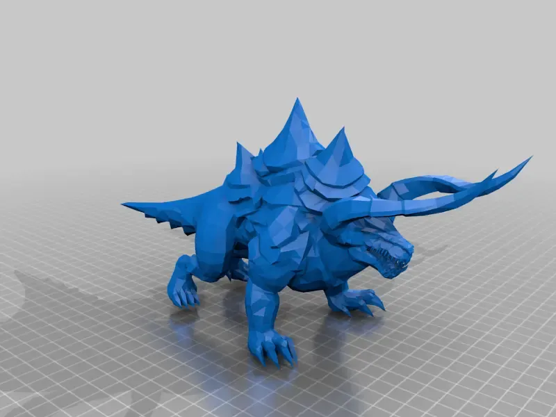 magma gorgon - dnd monster 3d models download creality cloud 3D print model - Mito3D