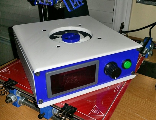 magnetisch rühren teller pc ventilator pwm geschwindigkeit regler 3d modelle download realität wolke 3d print model - Mito3D