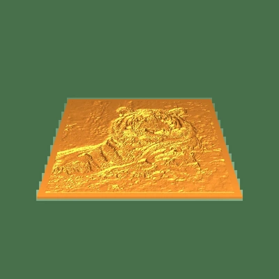 majestueux tigre 3d modèles télécharger créalité nuage 3d print model - Mito3D