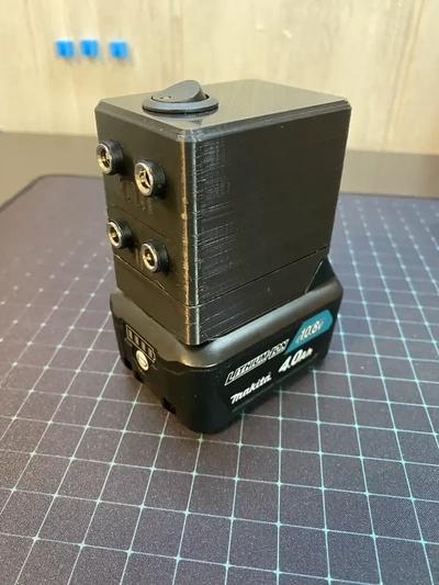 makita 12v modular leistung liefern 3d modelle download realität wolke 3d print model - Mito3D