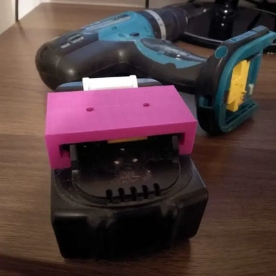 makita batterie mur monter 3d modèles télécharger créalité nuage 3d print model - Mito3D