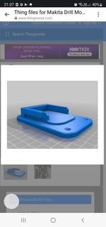 Makita matkap binmek makine ekipman 3d print model - Mito3D