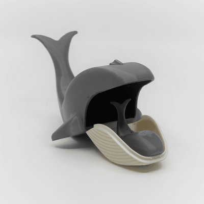 beb ballena azul 3d modelos descargar crealidad nube peces 3d print model - Mito3D