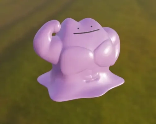 mama ditto ultra geschwollen dito pokémon 3d modelle download realität wolke 3d print model - Mito3D