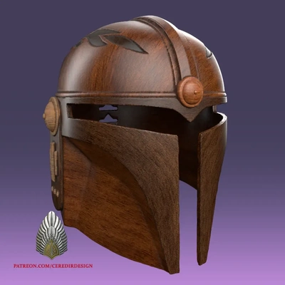 mandalorianer zenturio helm 3d digital download modelle realität wolke 3d print model - Mito3D