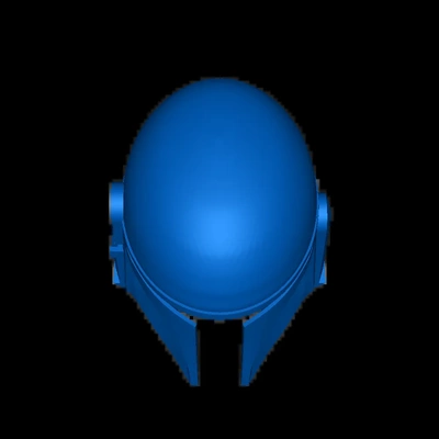 mandalorian helmet 2 3d models download creality cloud 3d print model - Mito3D