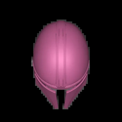 mandalorian helmet 3d models download creality cloud 3d print model - Mito3D