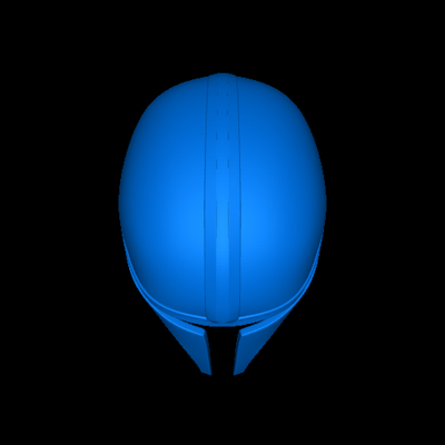 mandalorian helmet 3d models download creality cloud 3d print model - Mito3D