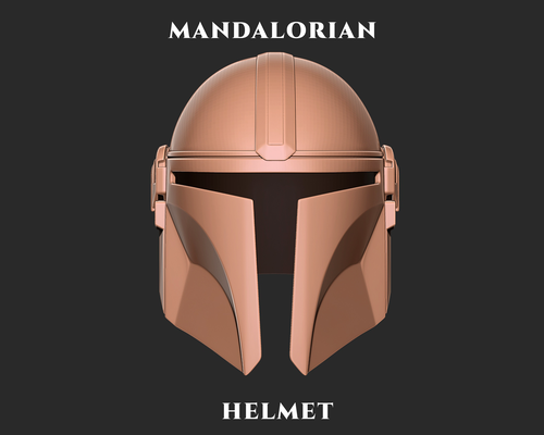 mandaloriano casco 3d impresión modelo modelos descargar crealidad nube mascaras cascos 3d print model - Mito3D