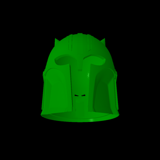 mandolorean helmet Characters 3d print model - Mito3D