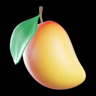 Mango Lebensmittel 3d print model - Mito3D