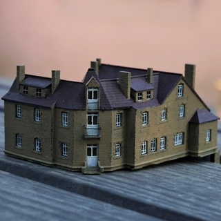 manoir - chateau maison campagne Architectural Models 3d print model - Mito3D