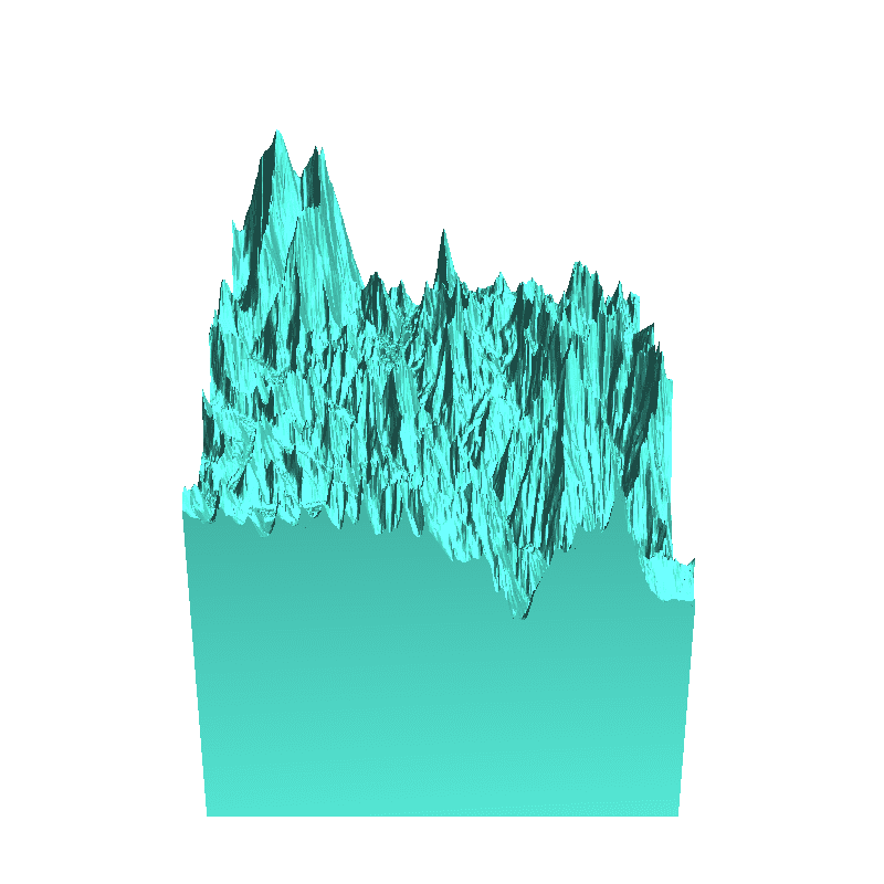 mapa 3d Modelle download Realität Wolke architektonisch 3D print model - Mito3D