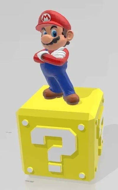 mario 3d modelos baixar crialidade nuvem 3d print model - Mito3D