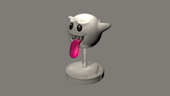mario bros ghost 3d models download creality cloud characters 3d print model - Mito3D