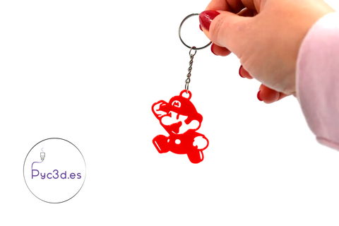 mario bros jumping keychain 3d models download creality cloud Toys & Games 3d print model - Mito3D