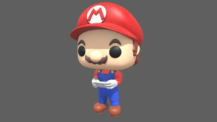 mario funko 3d modeller indir creality bulut 3d print model - Mito3D