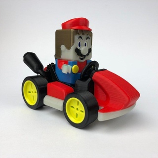 mario kart Lego 3d modelos descargar crealidad nube 3d print model - Mito3D