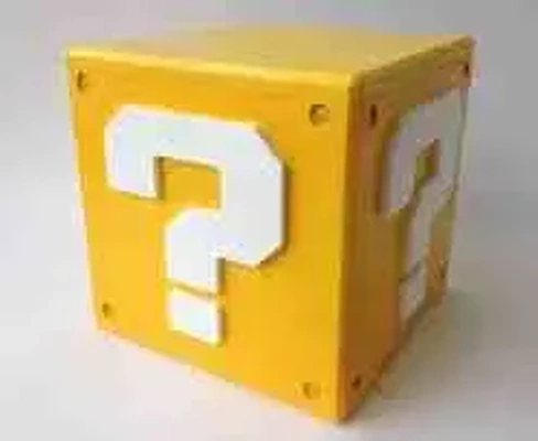 mario sorpresa caja 3d modelos descargar crealidad nube 3d print model - Mito3D