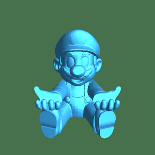 Mario değiştirmek ayakta durmak kurgusal karakterler 3d print model - Mito3D