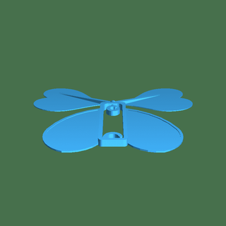 mariposa volare animali 3d print model - Mito3D