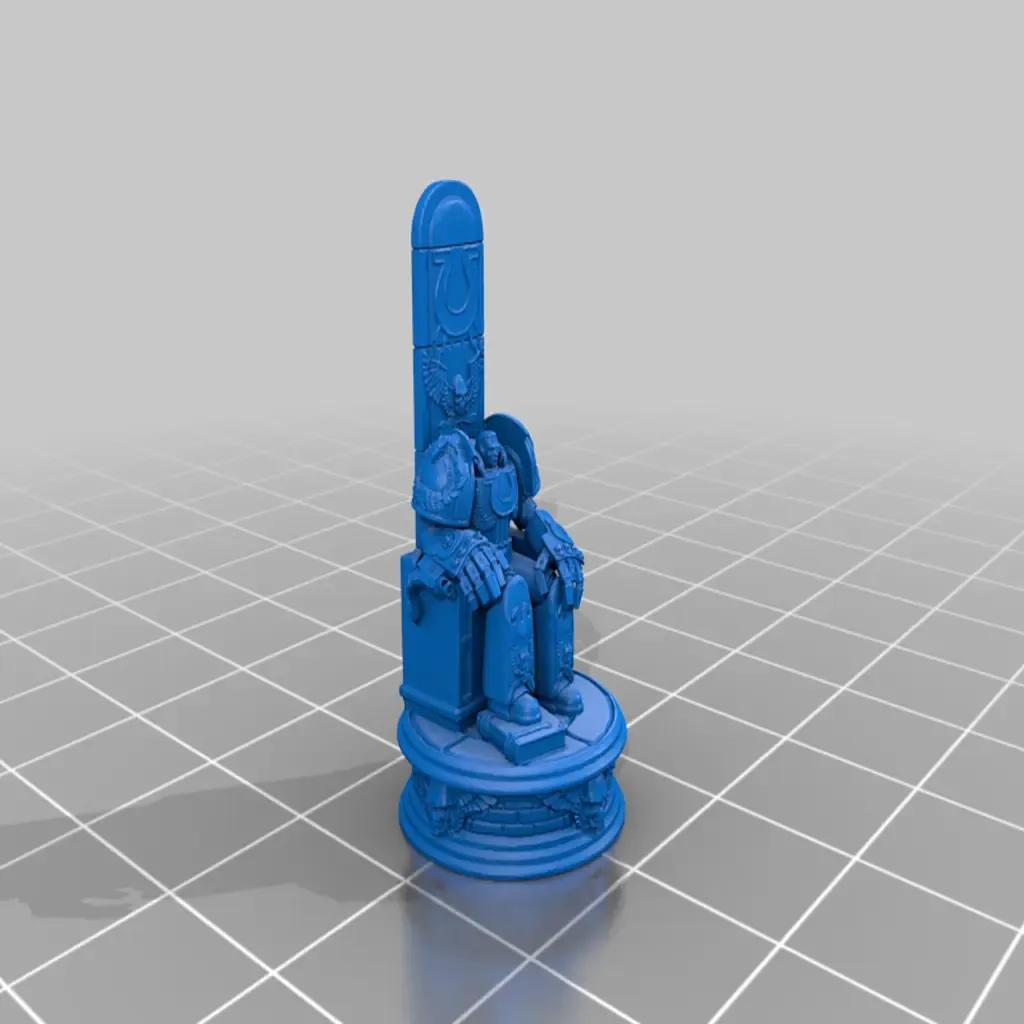 marneus calgar throne - ultramarines 3d models download creality cloud 3D print model - Mito3D