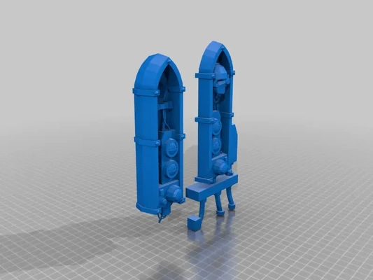 gemartert konsole terrain gubbins 3d modelle download realität wolke 3d print model - Mito3D