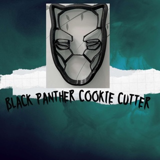 marvel comics black panther cookie biscuit cake cutter Foods 3d print model - Mito3D