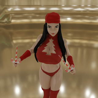 merveilles mutant Elektra mas thème 3d modèles Télécharger créalité nuage fictif personnages 3d print model - Mito3D
