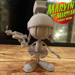 Marvin Marsmensch 3d Modelle download Realität Wolke fiktiv Zeichen 3d print model - Mito3D