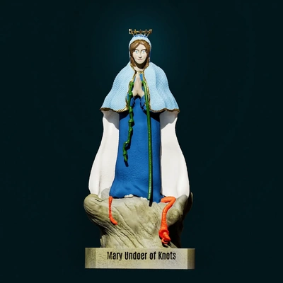 mary undoer of knots 3d models download creality cloud 3d print model - Mito3D