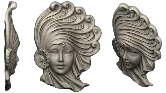 maschera italienne typique di venise stl fichier 3d modèles télécharger créalité nuage 3D print model - Mito3D