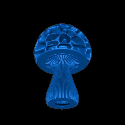 mashroom 3d modèles télécharger créalité nuage 3d print model - Mito3D