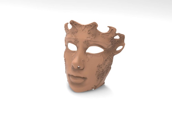 maschera 3d modelli scarica creality nube maschere caschi 3d print model - Mito3D