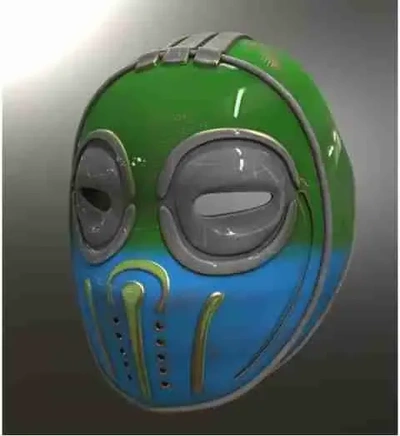 maske junker 3d modelle download realität wolke 3d print model - Mito3D