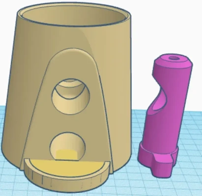 maçon pot bonbons gencive distributeur 3d modèles télécharger créalité nuage 3d print model - Mito3D