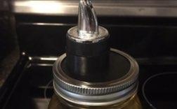 mason jar pour spout adapter Household 3d print model - Mito3D