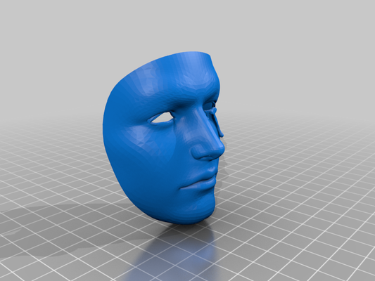 masquerade mask - weeping 3d models download creality cloud 3d print model - Mito3D