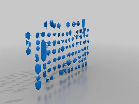 massif boucliers déverser gubbins 3d modèles télécharger créalité nuage 3d print model - Mito3D