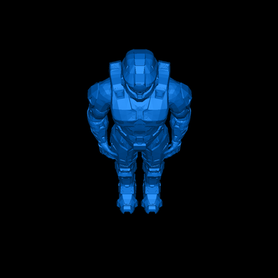 master chief supportfree 3d models download creality cloud fictional characters 3d print model - Mito3D
