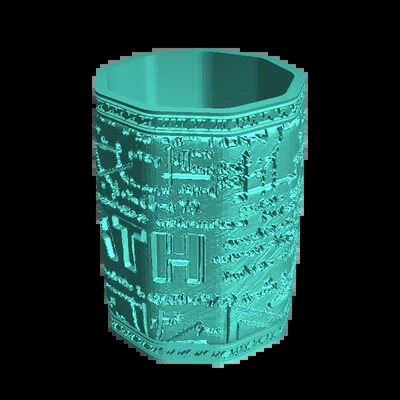 matematica matita tazza 3d modelli scarica creality nube 3d print model - Mito3D