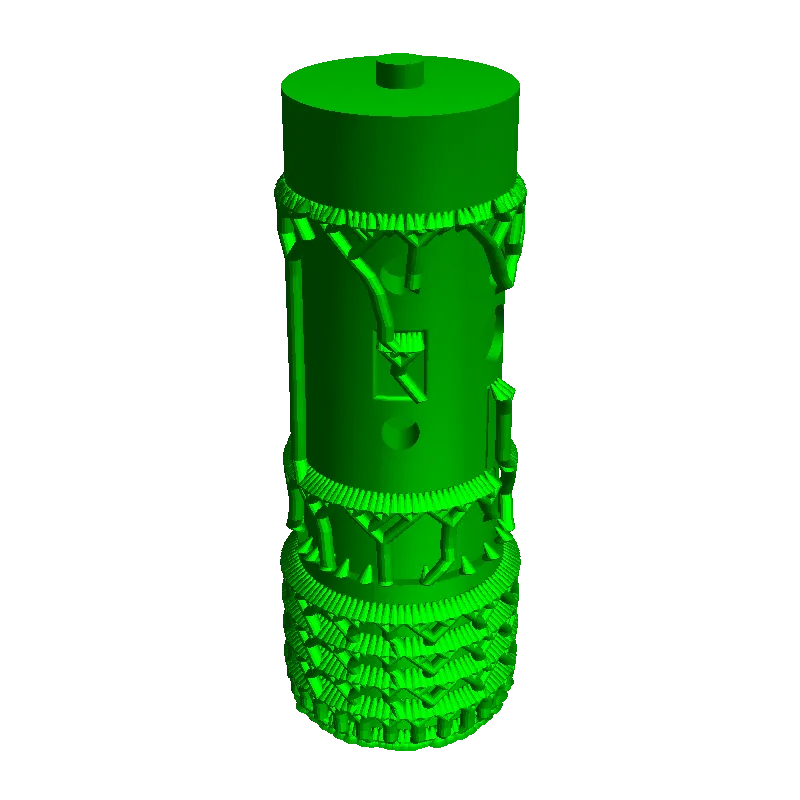 maul oberer höher kammer 2 3d modelle download realität wolke 3D print model - Mito3D