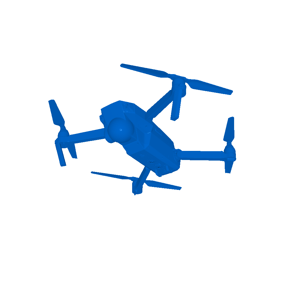 mavic pró aeronave 3D print model - Mito3D